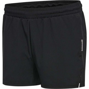 Hummel Move Grid Woven Ženske Kratke Hlače Crne | 590316-404
