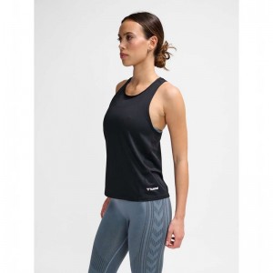Hummel Mt Aura Mesh Ženske Majice Crne | 272938-365