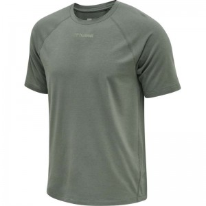 Hummel Mt Laze Muške Majice Sive | 343453-403
