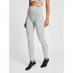 Hummel Mt Rest Seamless Hw Rib Ženske Hulahopke Sive | 433972-557