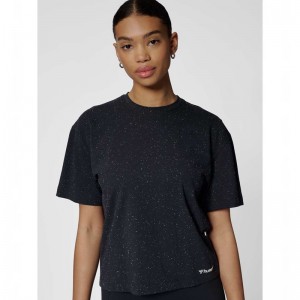 Hummel Mt Ultra Boxy Short Ženske Majice Crne | 600533-955