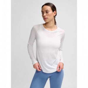 Hummel Mt Vanja L/S Ženske Majice Bijele | 531760-666