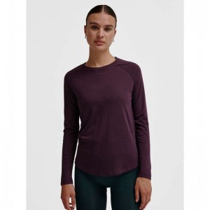 Hummel Mt Vanja L/S Ženske Majice Ljubičaste | 831584-903