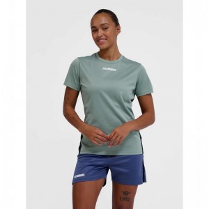 Hummel Multi Pl Ženske Dres Zelene | 534129-805