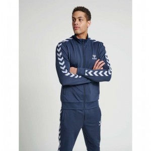 Hummel Nathan 2.0 Zip Muške Jakne Tamnoplave | 428193-177