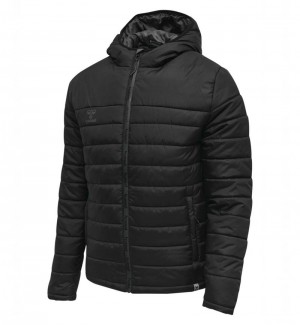 Hummel North Quilted Hood Muške Jakne Crne | 143599-773