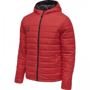 Hummel North Quilted Hood Muške Jakne Crvene | 415533-589