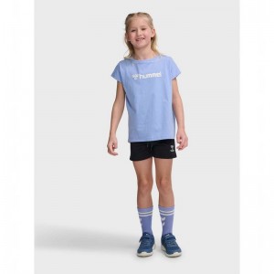 Hummel Nova Shorts Dječje Sportski Grudnjak Plave | 606615-808