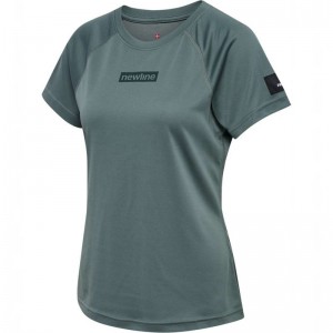 Hummel Nwlcharge Mesh W Ženske Majice Sive | 455240-615