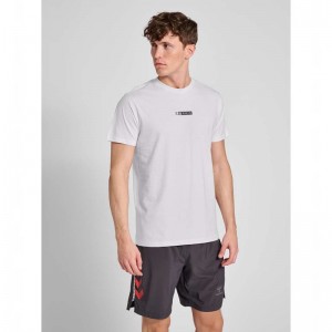 Hummel Offgrid S/S Muške Majice Bijele | 962715-795