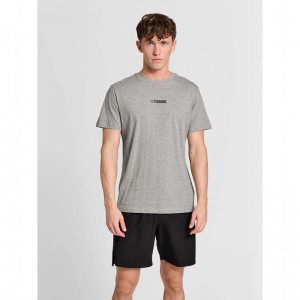 Hummel Offgrid S/S Muške Majice Sive | 805377-232
