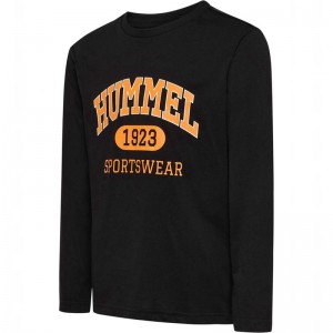 Hummel Olde L/S Dječje Majice Crne | 544335-692