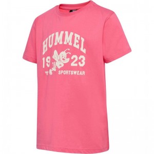 Hummel Print S/S Dječje Majice Roze | 975822-663