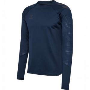 Hummel Pro Training Crew Sweat Muške Majice Tamnoplave | 577152-027