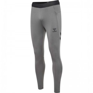 Hummel Pro Training Muške Hlače Sive | 471515-808