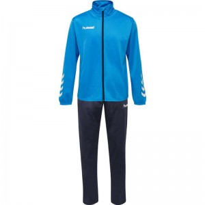 Hummel Promo Poly Suit Muške Hlače Plave | 791523-779