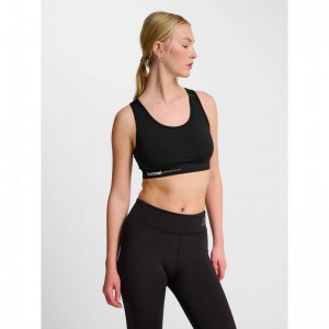 Hummel Pulse Light Support Ženske Sportski Grudnjak Crne | 009073-397