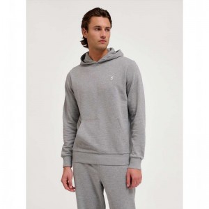 Hummel Pulse Sweat Muške Majica s Kapuljačom Sive | 408884-071