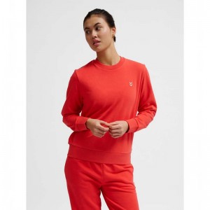 Hummel Pulse W Sweat Crewneck Ženske Dukserice Crvene | 927532-583