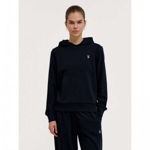 Hummel Pulse W Sweat Ženske Majica s Kapuljačom Crne | 238438-188