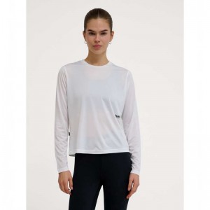 Hummel Pulse Workout W L/S Ženske Majice Bijele | 860188-433
