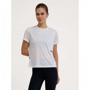 Hummel Pulse Workout W S/S Ženske Majice Bijele | 438114-573
