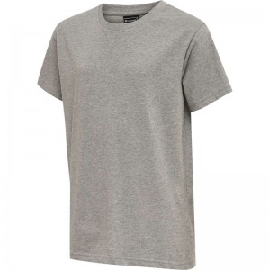 Hummel Red Basic S/S Dječje Majice Sive | 256509-875