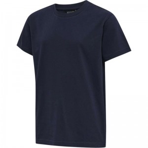 Hummel Red Basic S/S Dječje Majice Tamnoplave | 514493-408