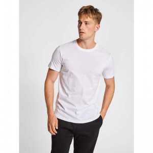 Hummel Red Basic S/S Muške Majice Bijele | 692056-952