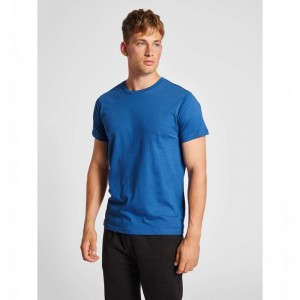 Hummel Red Basic S/S Muške Majice Plave | 388910-847