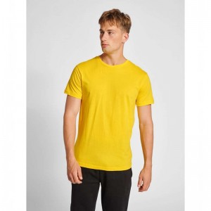 Hummel Red Basic S/S Muške Majice Žute | 577195-650