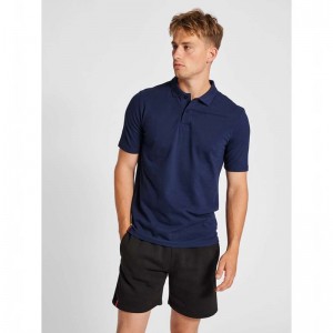 Hummel Red Classic Muške Polo Majice Tamnoplave | 852575-844