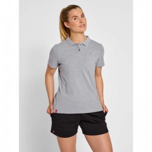 Hummel Red Classic Polo Ženske Majice Sive | 520784-326