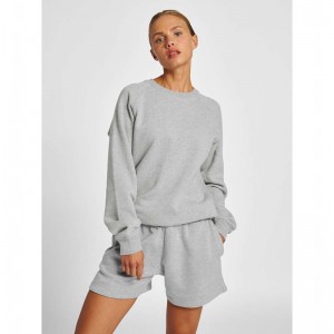Hummel Red Classic Ženske Dukserice Sive | 940652-907