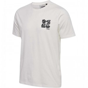 Hummel Regular Graphic S/S Muške Majice Bijele | 133555-118