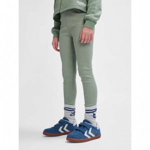 Hummel Rib Dječje Hulahopke Zelene | 735414-479