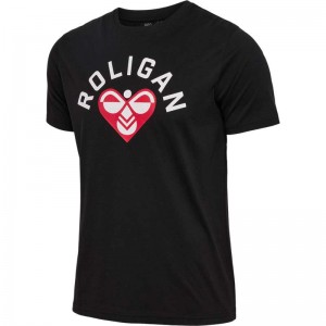Hummel Roligan Cotton Muške Majice Crne | 163463-083