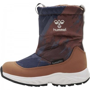 Hummel Root Puffer Recycled Tex Infant Dječje Zimske Čizme Smeđe | 595619-775