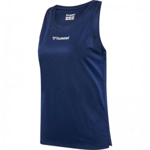 Hummel Run Singlet S/L Ženske Majica bez Rukava Crne | 144686-401
