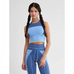 Hummel Seamless Ženske Čarape Plave | 067993-182
