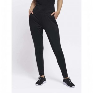Hummel Selby Tapered Ženske Hlače Crne | 410756-250