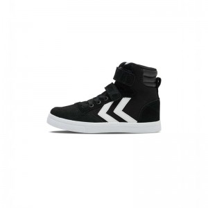 Hummel Slimmer Stadil High Jr Dječje Tenisice Crne | 039566-620
