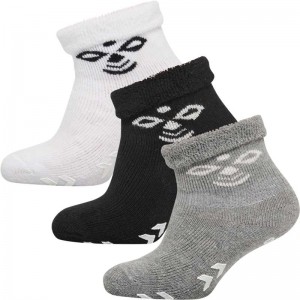 Hummel Snubbie 3 Pk Dječje Čarape Crne | 760732-655