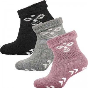 Hummel Snubbie 3 Pk Dječje Čarape Sive | 399718-187