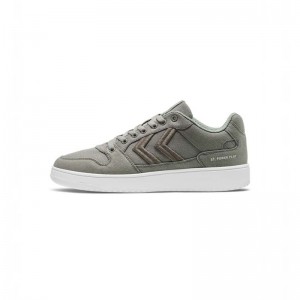 Hummel St. Power Play Canvas Muške Tenisice Sive | 149893-271