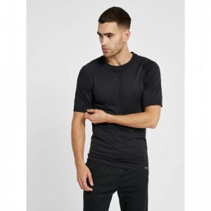 Hummel Stroke Seamless Muške Majice Crne | 725556-803