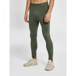 Hummel Stroke Seamless Muške Majice Zelene | 174643-617