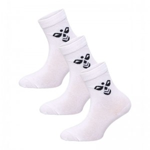 Hummel Sutton 3-pack Dječje Čarape Bijele | 225162-227
