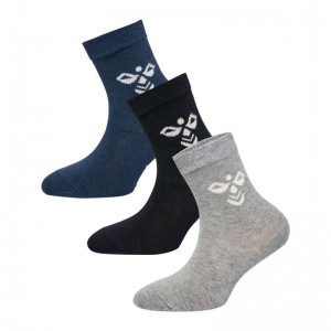 Hummel Sutton 3-pack Dječje Čarape Crne | 533023-978