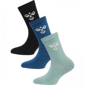 Hummel Sutton 3-pack Dječje Čarape Plave | 569537-731